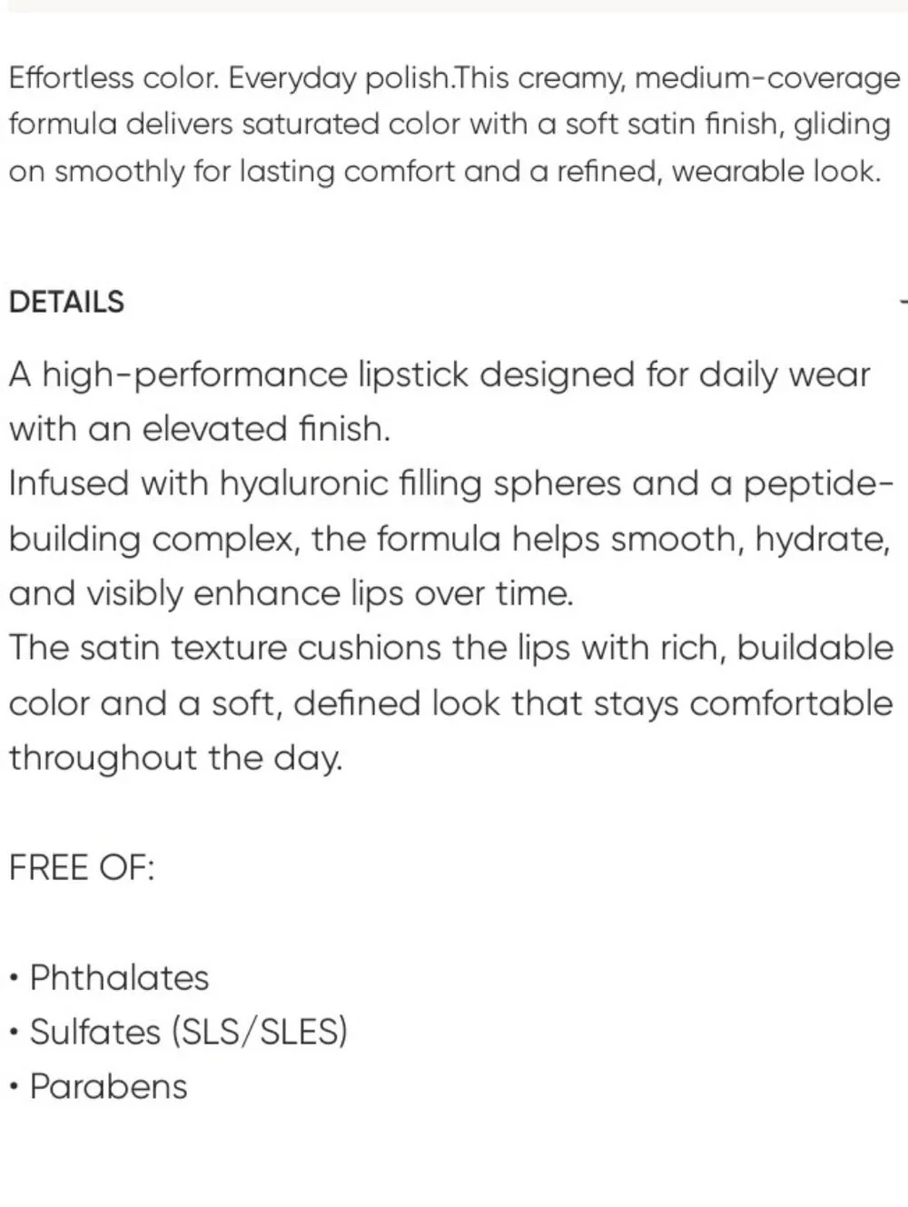 Trish McEvoy Easy Nude Veil Lip Color NWT NEW ❌️NO BOX❌️